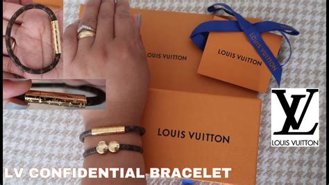 lv daily confidential bracelet|unboxing louis vuiton bracelet.